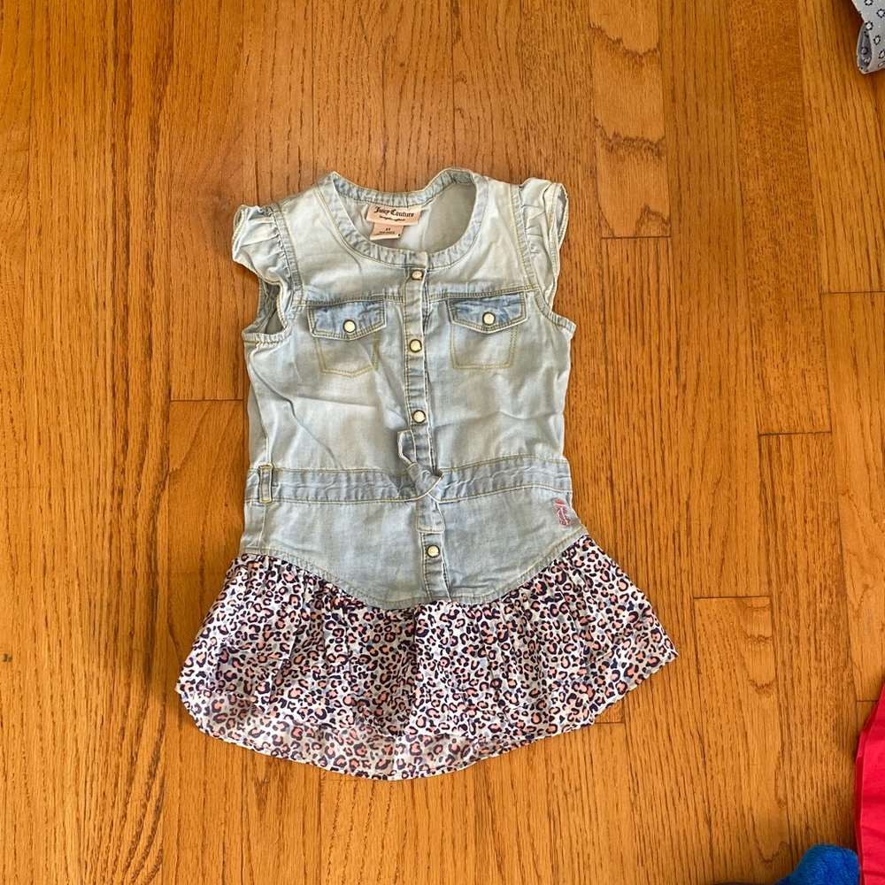 Juicy Couture Light Blue Denim Dress